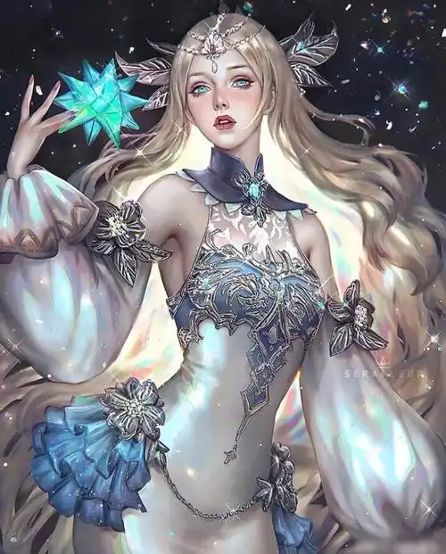 油画质感的西方美女动漫美图,精致细腻,形神兼备