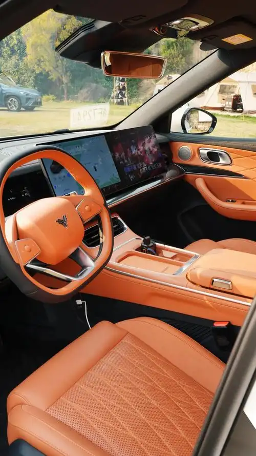 这个棕色内饰的哪吒l怎么样,这个座椅材料设计以及造型,可不像10来万