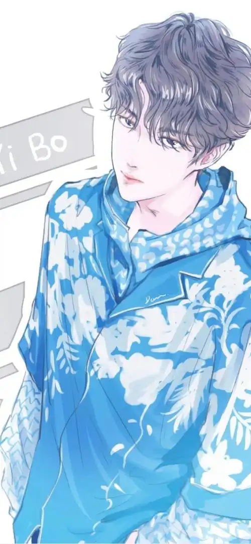 漫画风王一博壁纸合集世界灿烂盛大欢迎回家