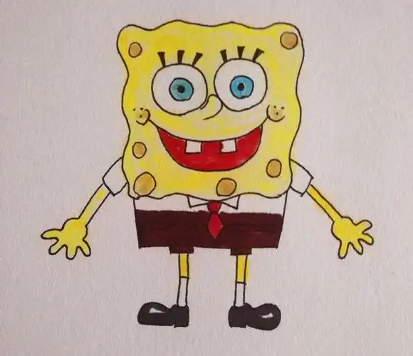 儿童绘画作品——《卡通形象》