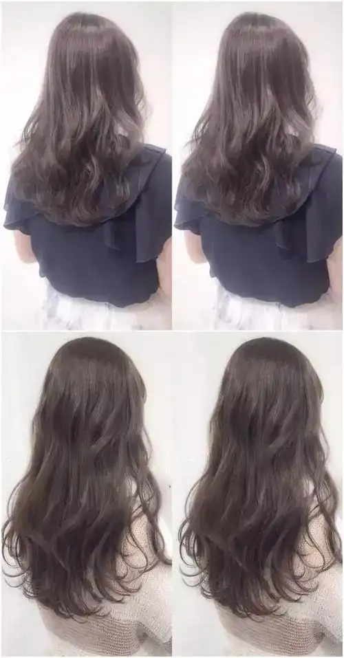 无论是齐肩发还是中长发,纹理烫的设计都会显得十分的优雅.