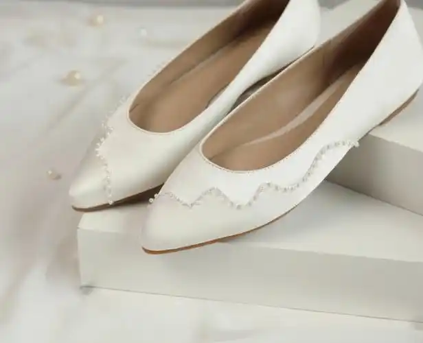 舒适好穿的原创婚鞋平底低跟系列