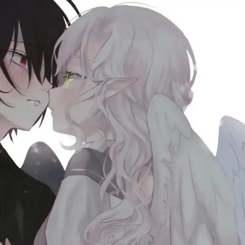 天使恶魔情侣头像