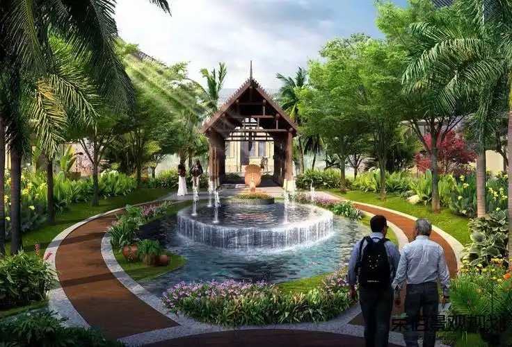 雨林溪谷别墅区景观设计云南景洪