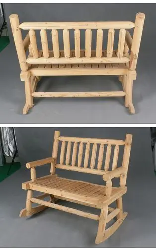 厂家直销定制款户外摇摇椅阳台实木摇椅躺椅休闲北欧休闲木摇摆椅