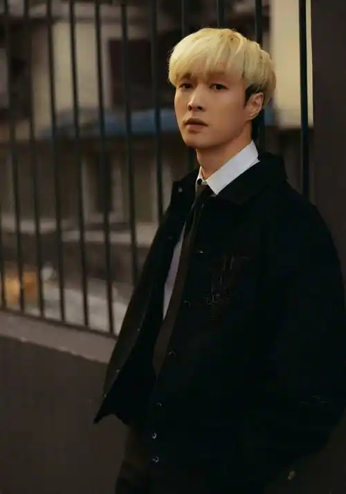 张艺兴晒北京街头随拍,黑色外套,白衬衫配领带,帅气又绅士_照片_内容