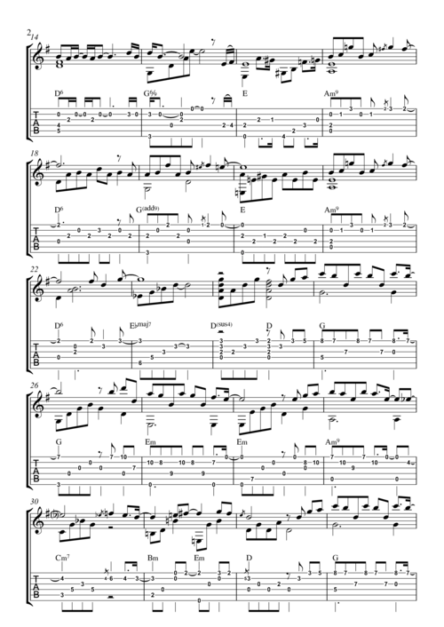 浪费 - 林宥嘉吉他谱2