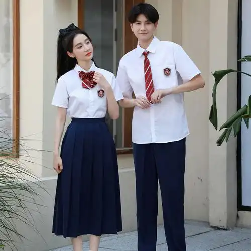 毕业班服套装合唱诗歌朗诵比赛演出服校服英伦学院风高中初中学生