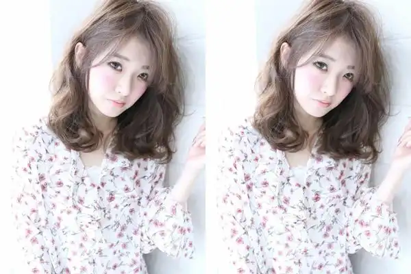 空气感中长发烫发, 中长发这样烫卷真好看!