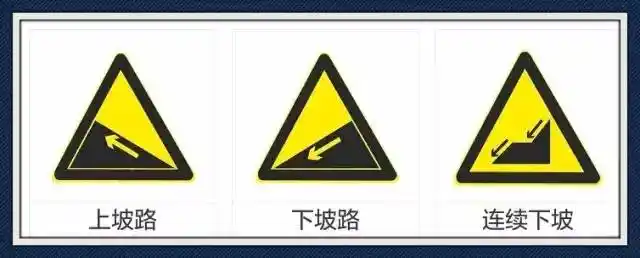 用以警告车辆驾驶人谨慎慢行,注意横向来车.