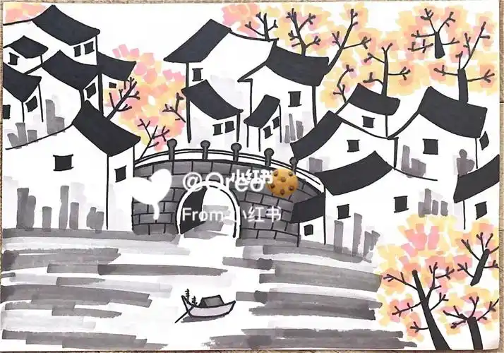 江南水乡主题画