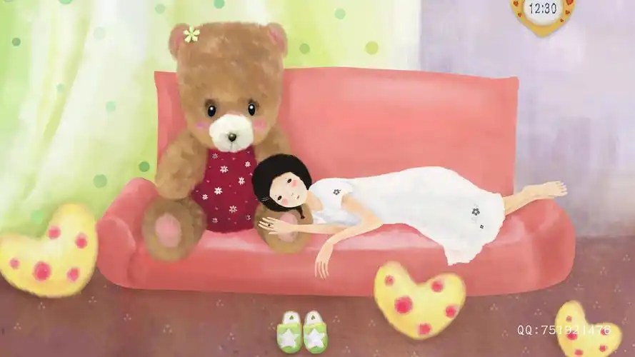 android安卓动漫 卡通 插画 梦里飞 插画 可爱高清手机壁纸免费下载