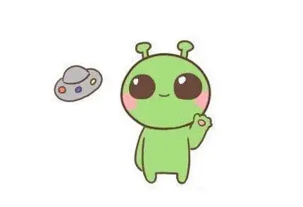 外星人简笔画可爱简单