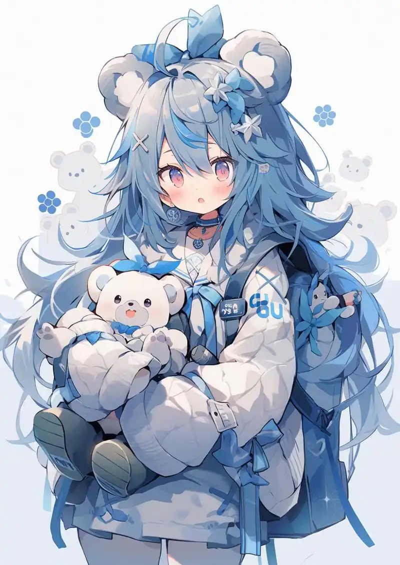 二次元# #二次元动漫# #萌妹子#  梦幻花园绽芬芳, 萌萌可爱爱无篌.