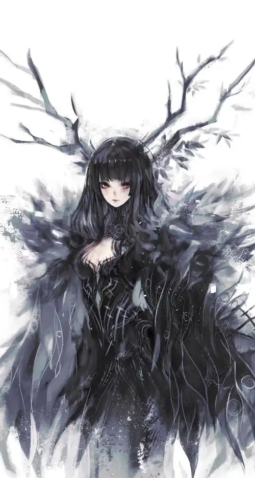 动漫 手机壁纸 插画 二次元 女妖 p站画师:pump id=53295【侵删】