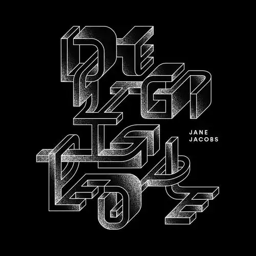 立体线条空间英文字体设计欣赏