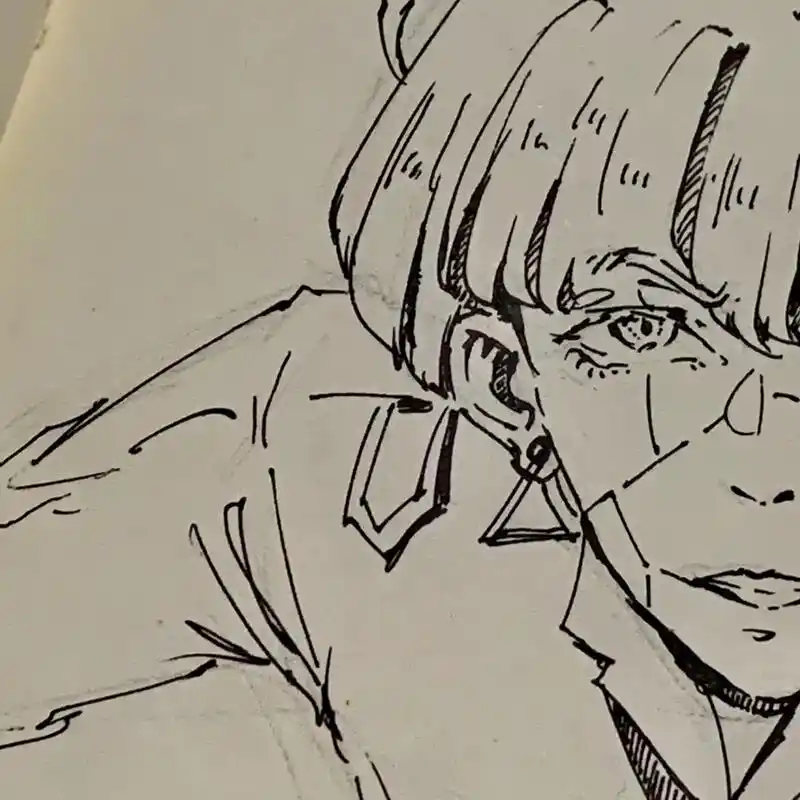 黑白画 #动漫手绘 #赛博朋克2077 #随笔 - 抖音