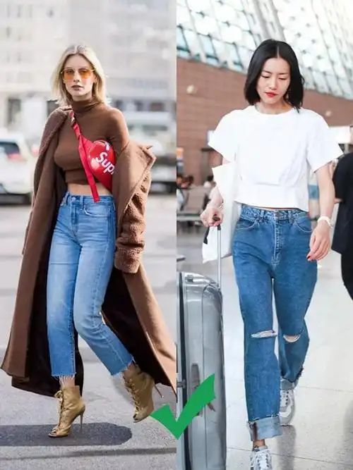 牛仔裤穿起来很丑,说明你踩了这两个雷区,快来学学如何避免吧!