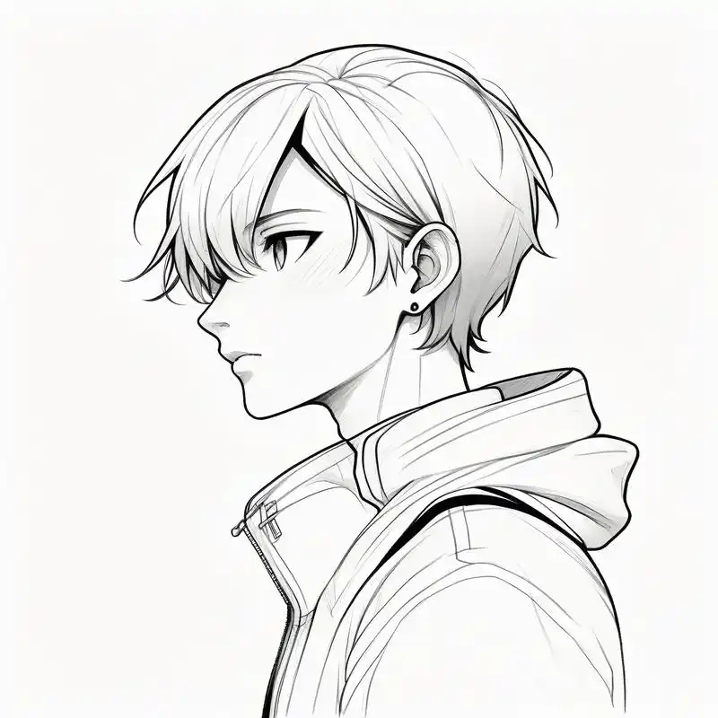 96黑白魅力,平头男生头像94