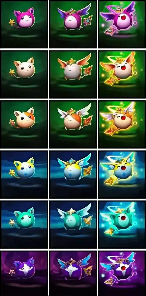 lol:小小英雄统计,4个系列12款小小英雄,要分清楚哟