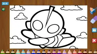 奥特曼简笔画涂色 100个奥特曼简笔画涂色