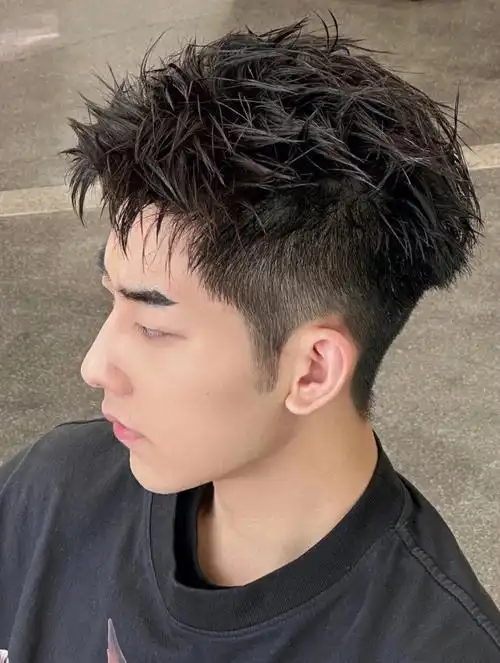 钢架烫 男士秋冬必烫|||头发细软塌  干净清爽发型|||这个钢夹烫是一