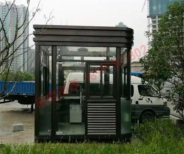 钢结构岗亭定做批发小区物业成品保安亭值班室彩钢可移动治安岗亭