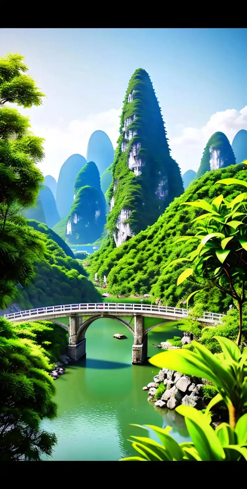 桂林山水甲天下,人间仙境美如画.#旅行大玩家 桂林山水,被誉 - 抖音