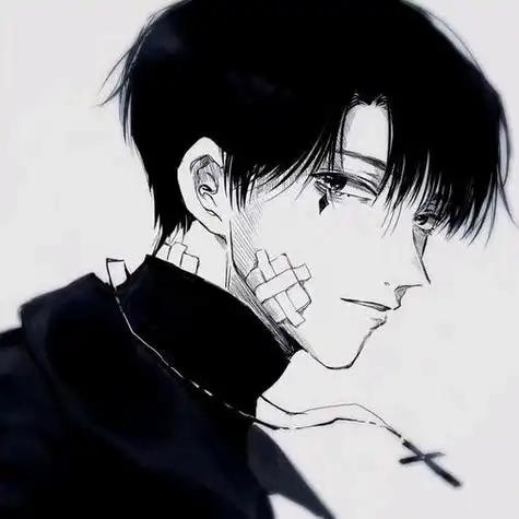 qq头像男生冷酷黑白闺蜜 男生头像图片大全 -【爱个性】