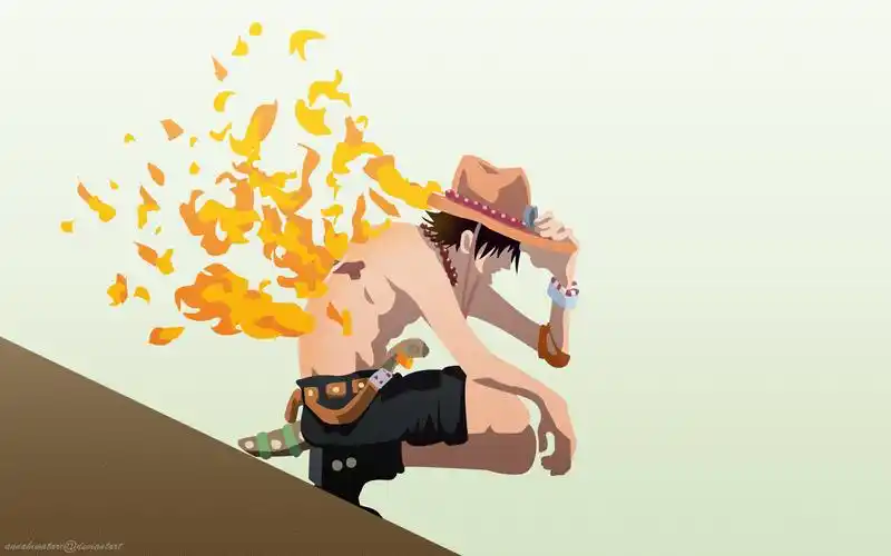 海贼王火拳艾斯波特卡斯d艾斯炫酷耍技壁纸图片艾斯海贼王