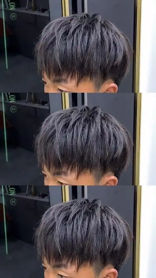 烟花摩根烫 渣男必备发型 修饰脸型 百搭款 长度 8-12cm 厦门烫发厦门