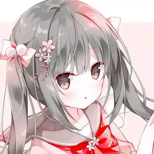 超级可爱的女生动漫头像,不过有个信念支柱似乎也不错