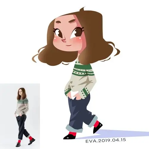 照片转欧美风卡通人物3