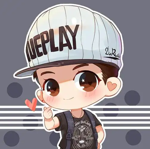 #猫啃#原创q版漫画人物头像