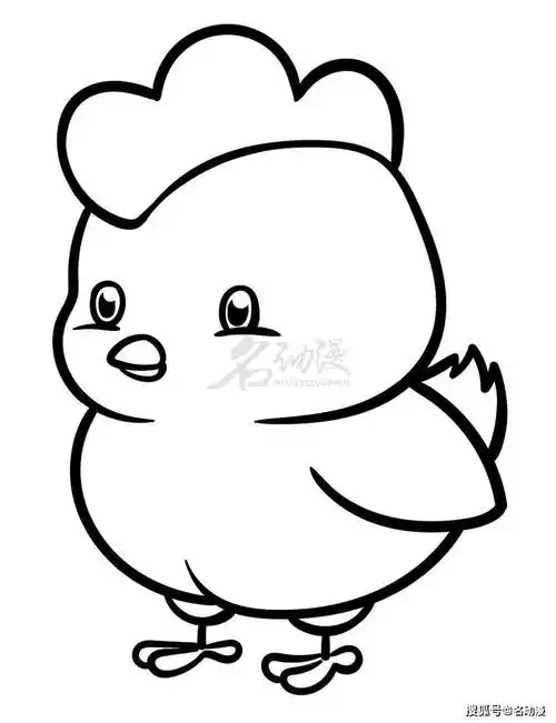 教你绘画一只q版的小鸡