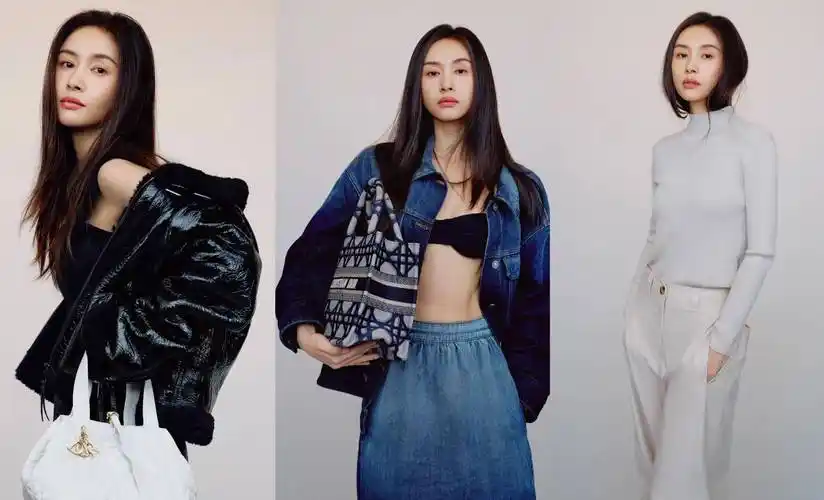 王子文登上《红秀》的生日封面,穿着黑色抹胸露出腰线,非常漂亮_牛仔