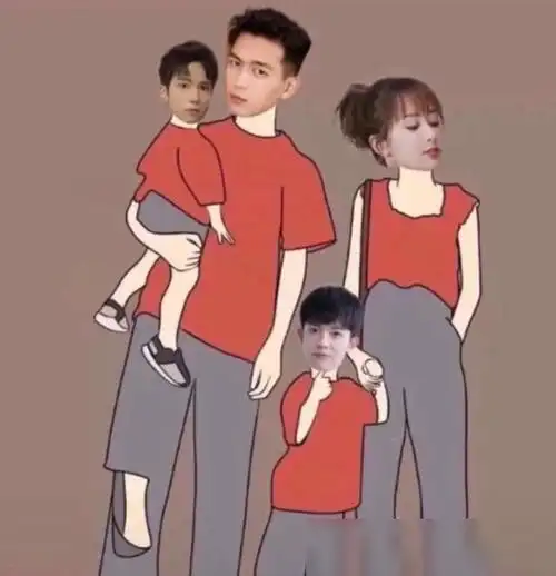 杨紫李现全家福出炉!一家人太和谐_网易订阅