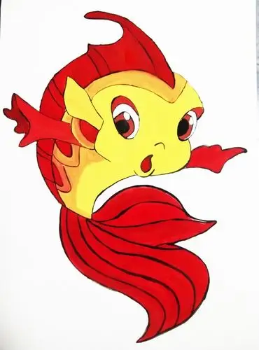 小宛妹妹魔法语写故事#《孤独的鲤鱼》