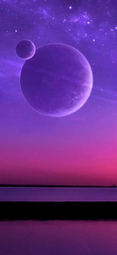 紫色系壁纸骚气紫来一波