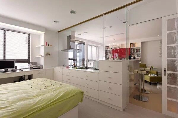 2019客厅隔出一个卧室图片 3款客厅隔卧室装修案例