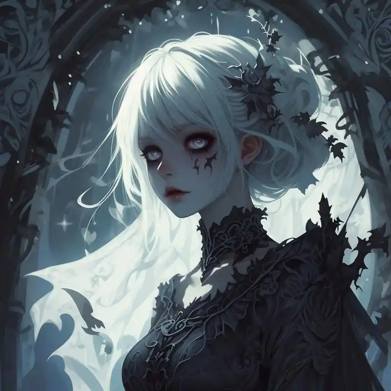 97神秘女鬼头像合集92 探索神秘与惊悚的交织,一组精选女鬼头像等