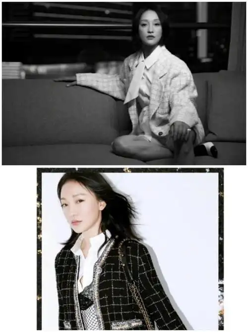 周迅穿西装好帅气啊,和窦靖童陈建斌同框也不输阵,气场真强