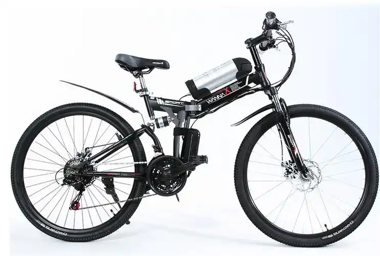 26寸山地电动自行车 折叠锂锂电池电动助力电瓶男女学生车外贸