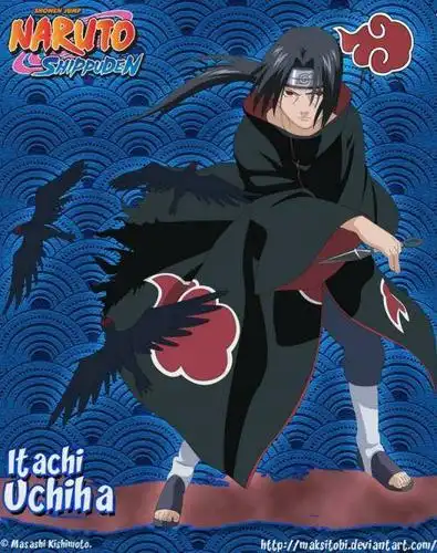 求一张火影忍者宇智波鼬的全身高清图片