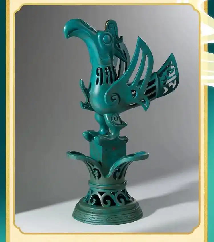 铜师傅摆件《三星堆青铜神树》《三星堆青铜神鸟》《青铜天团》家