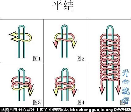 编制手链 第3步