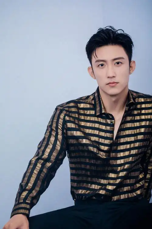 黄景瑜法老金色衬衫1440x2560分辨率查看