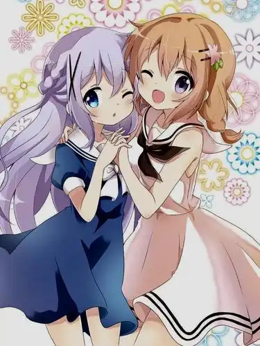 二次元动漫闺蜜壁纸