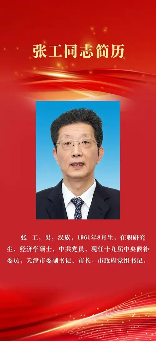 时政张工当选天津市市长附简历