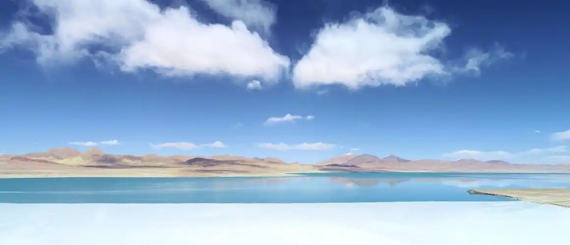 龙木错是个大盐湖,海拔在5000米,在羌塘自然保护区边上.